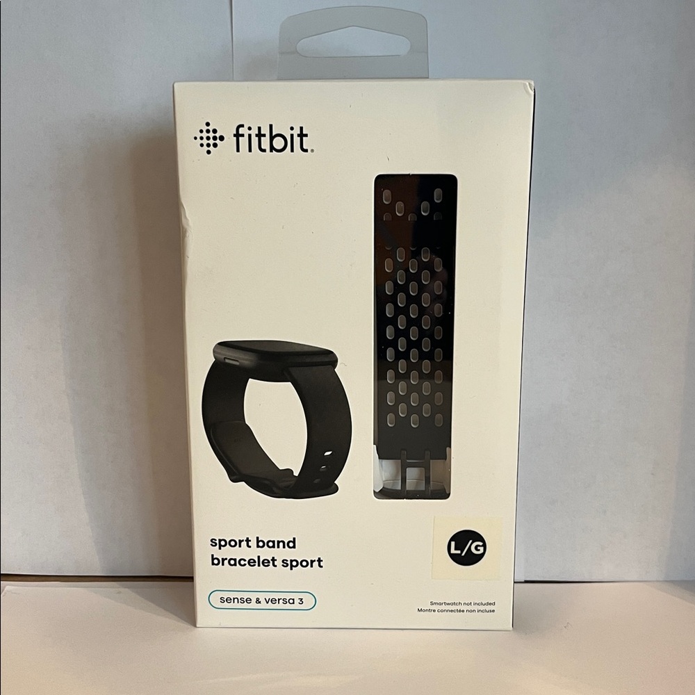 Fitbit Sports Band Bracelet Sport sense & versa 3 L/G Black
